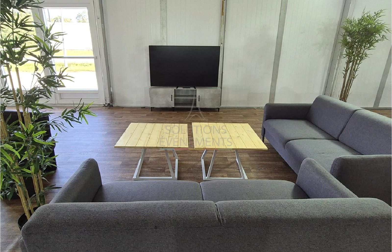 Linea White Coffee Table - Senlis Top - Visual 2