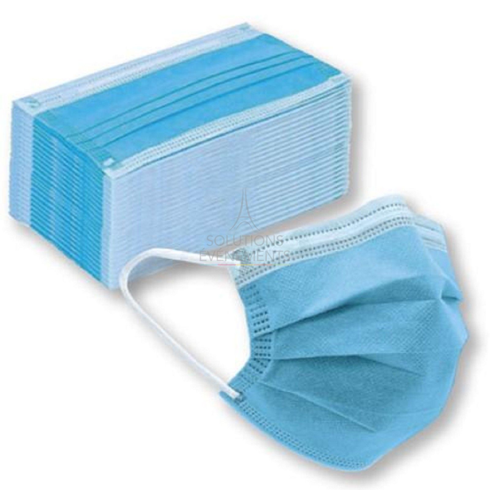 Lot of 50 3-ply masks - Visual 2