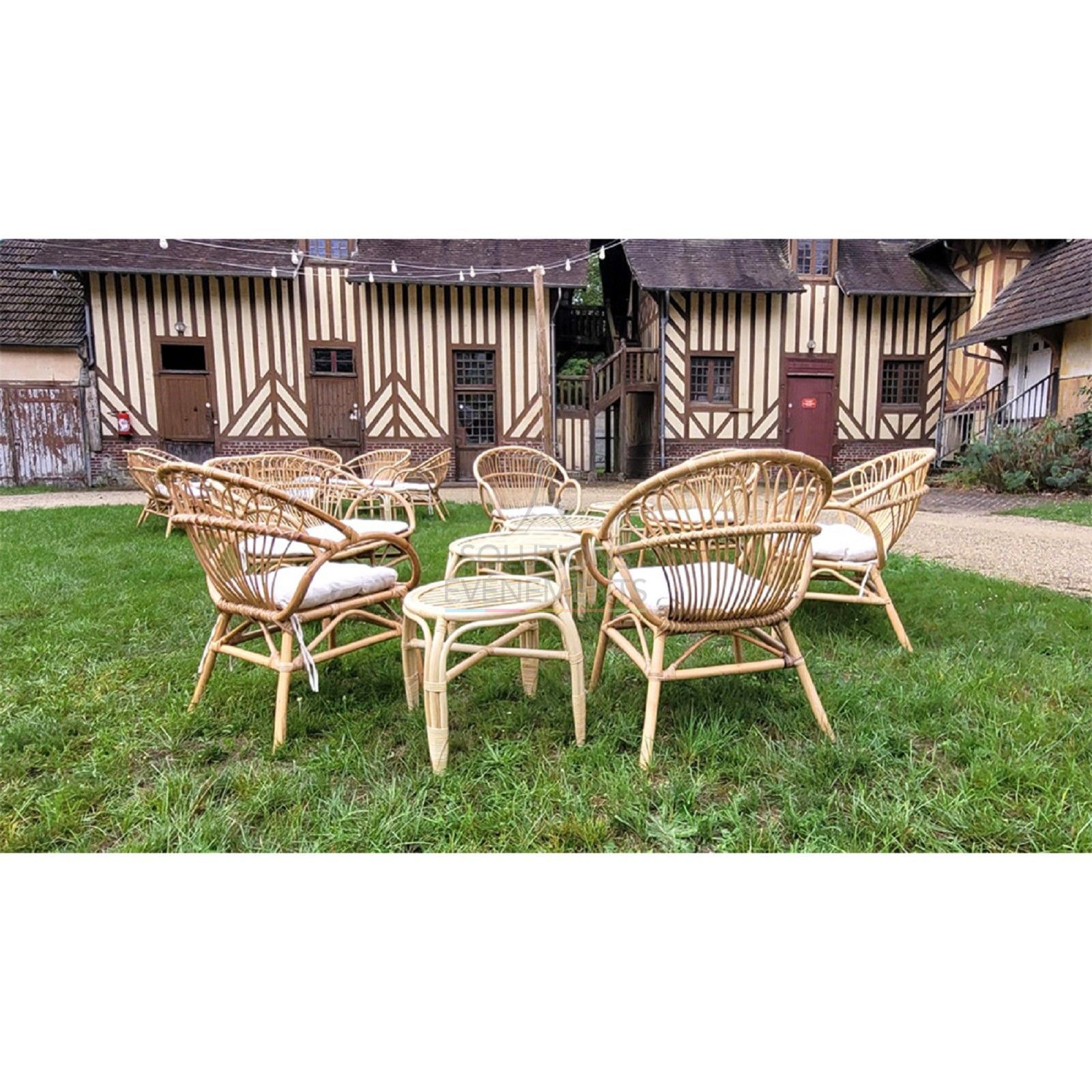 Malacca Rattan Garden Furniture Pack - Visual 4