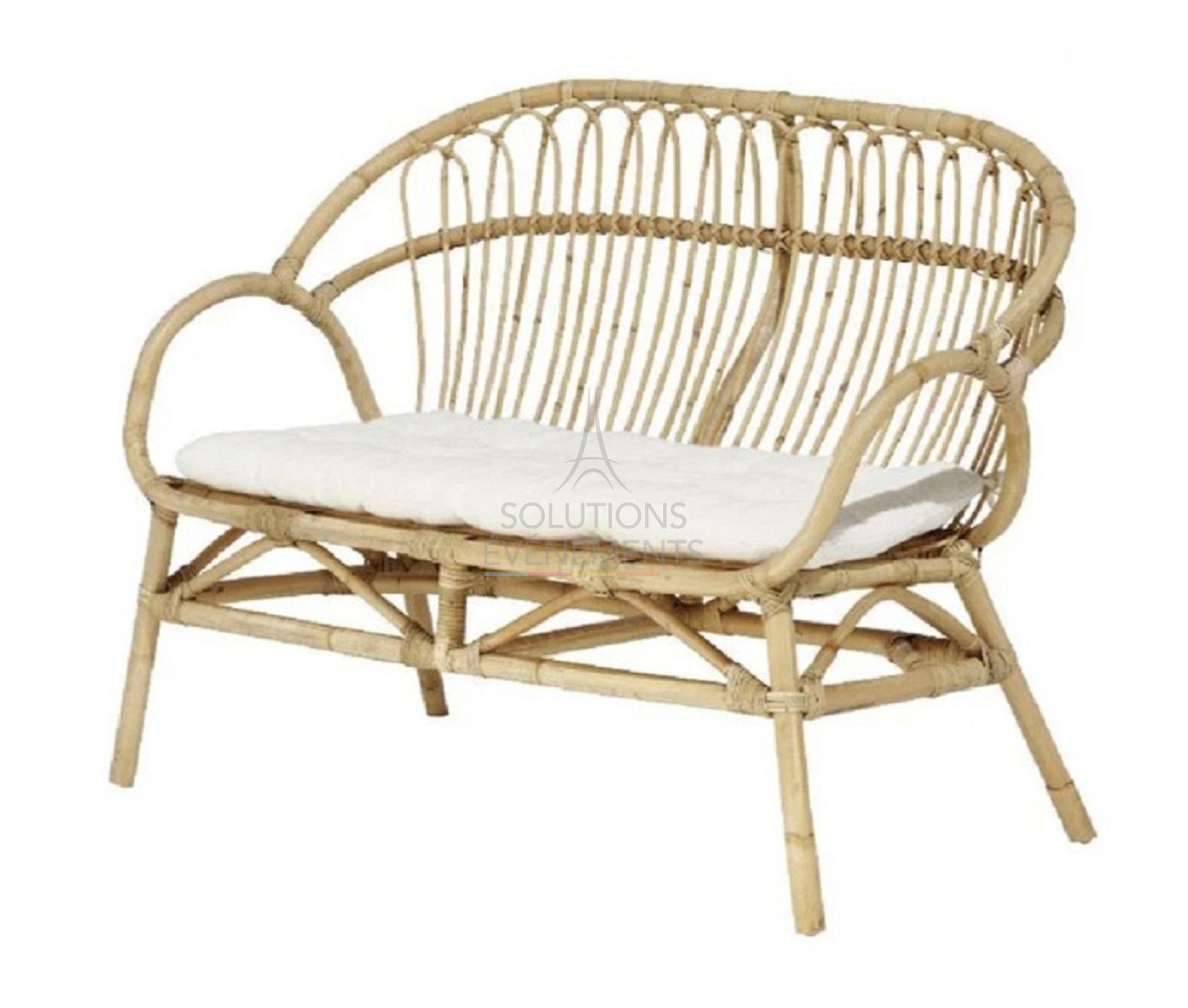 Natural Rattan sofa rental