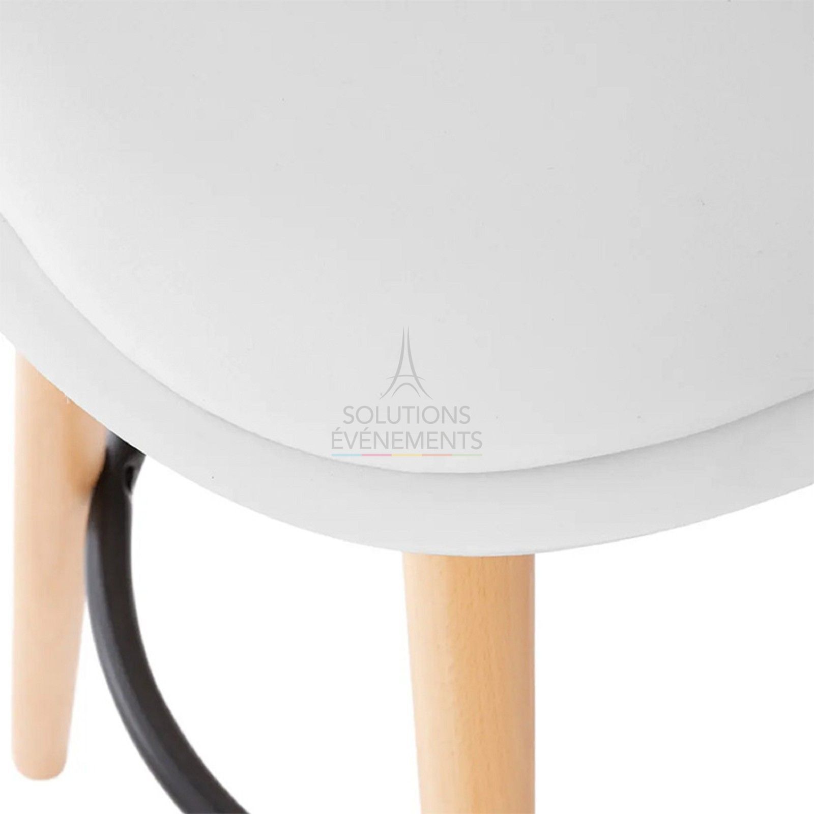 Malmo High Stool White - Visual 2