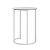Curve White Standing Dining Table - White Tray