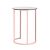 Curve Rose Standing Dining Table - White Tray