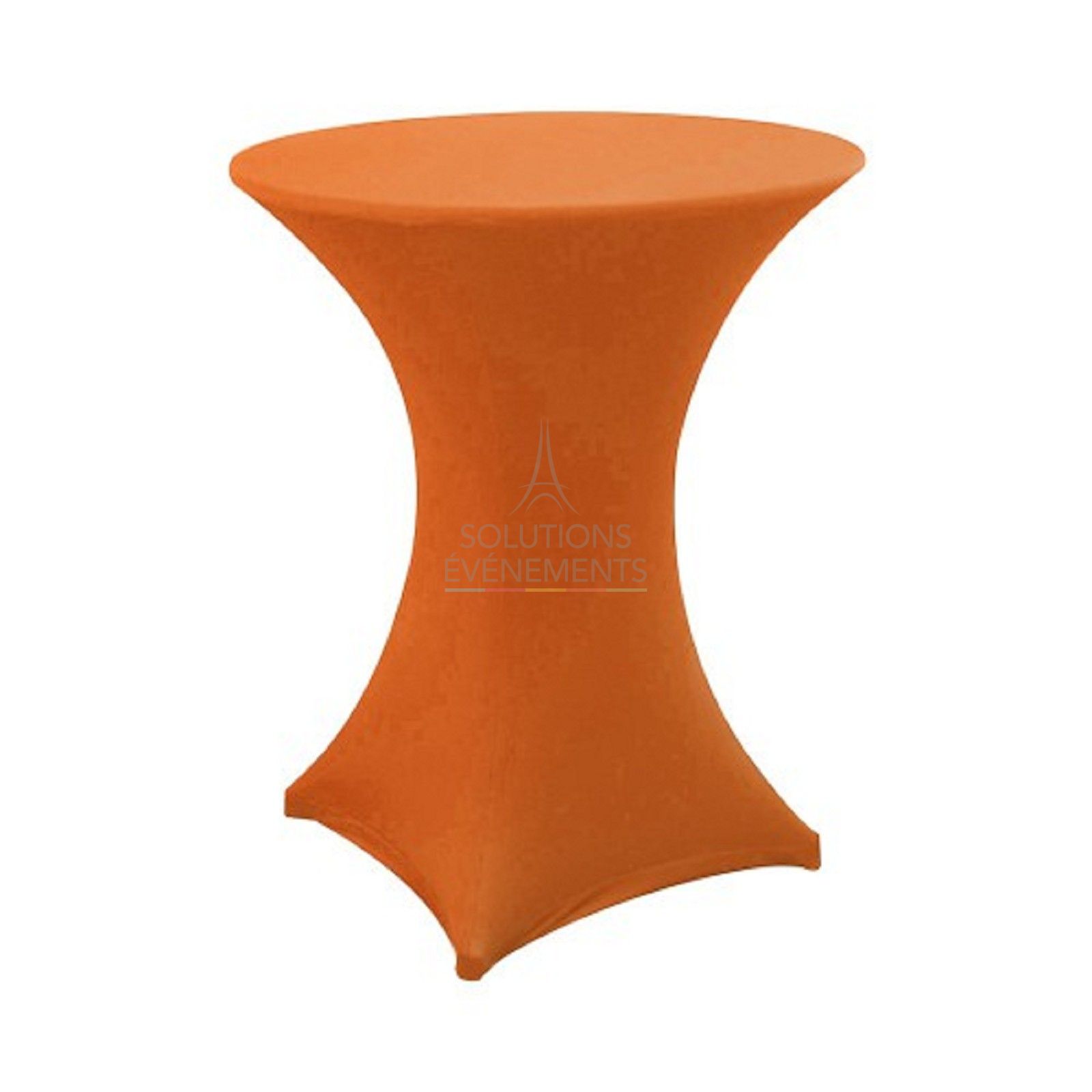 Location table haute mange debout orange