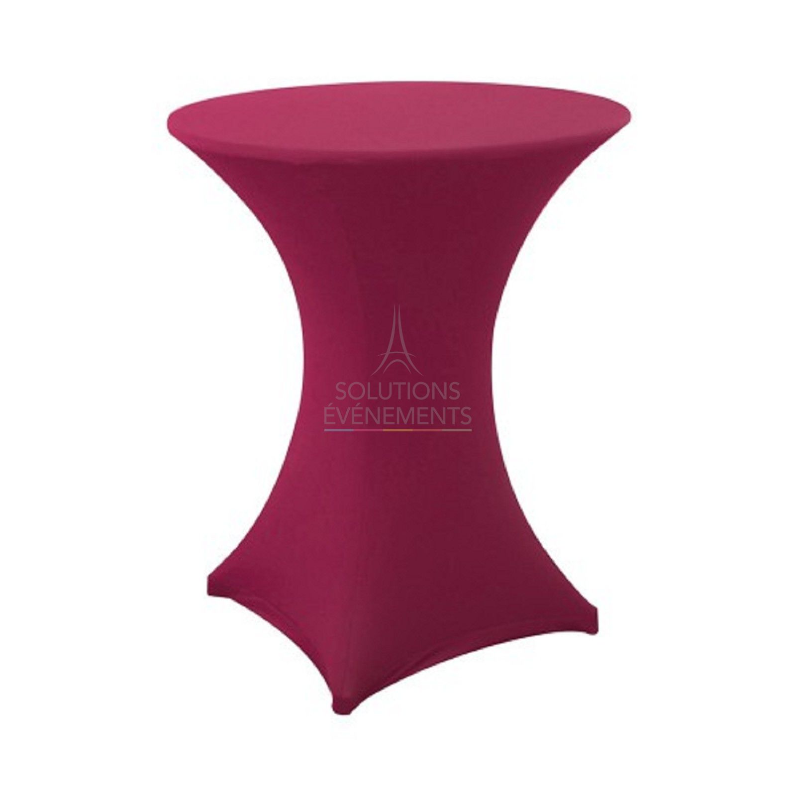 Location table haute mange debout rose fushia