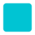 Standing dining table Turquoise cover