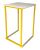 mange debout kubo color jaune - plateau blanc
