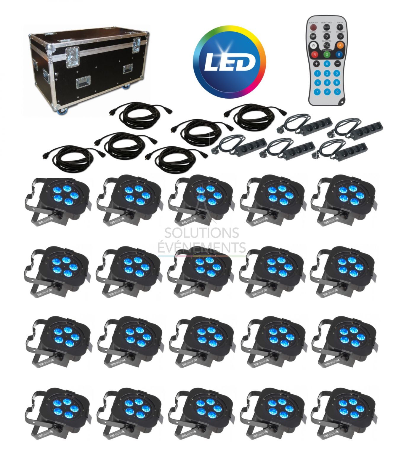 Rental Lighting for Marquee, Barnum, LED Tent (Soft ambiance)