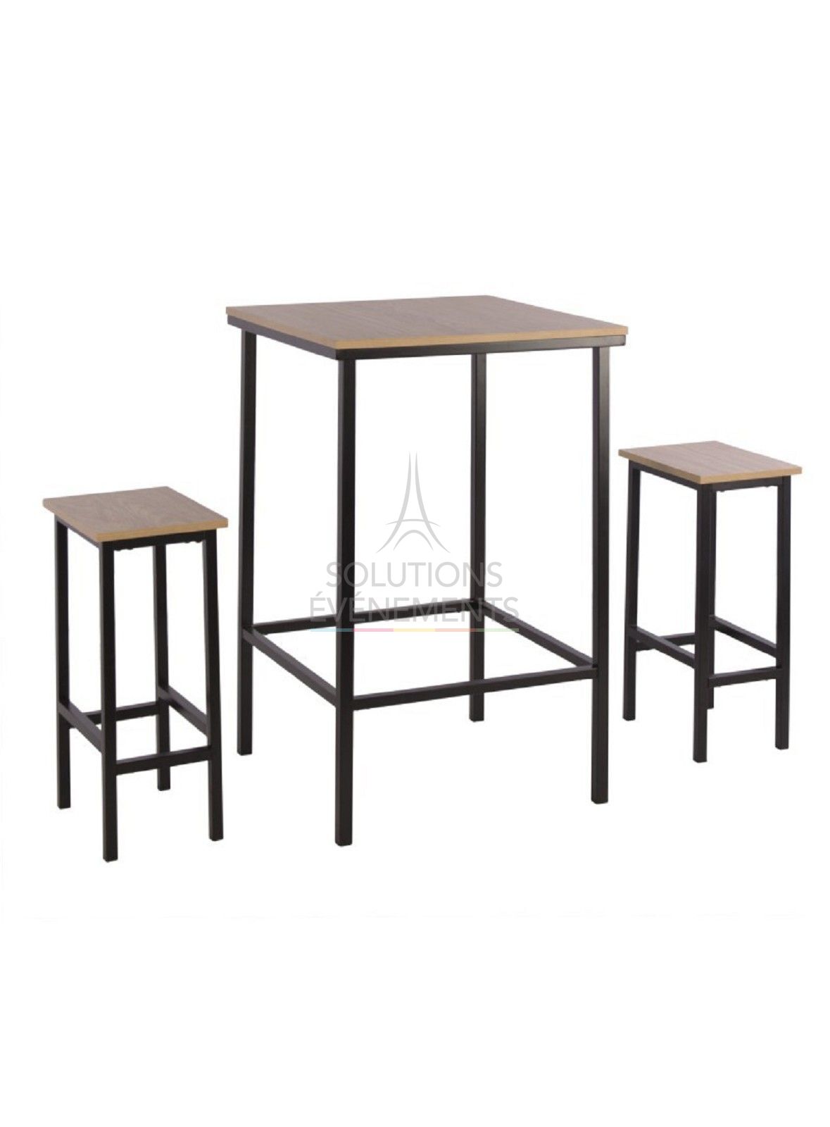 Metalika high bar stool - Visual 2