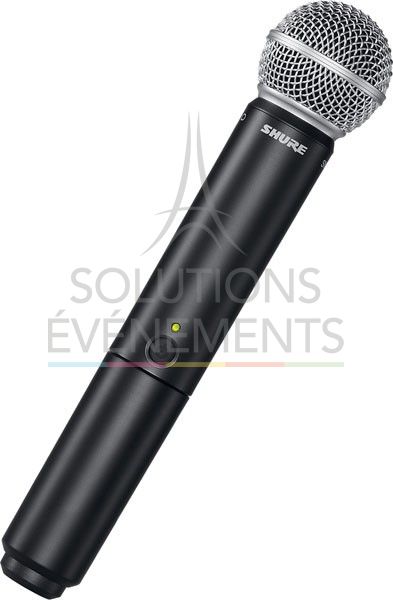 Location de micro main SHURE BLX 4 - SM 58 pour chant et présentation au  meilleur prix à Salon de Provence