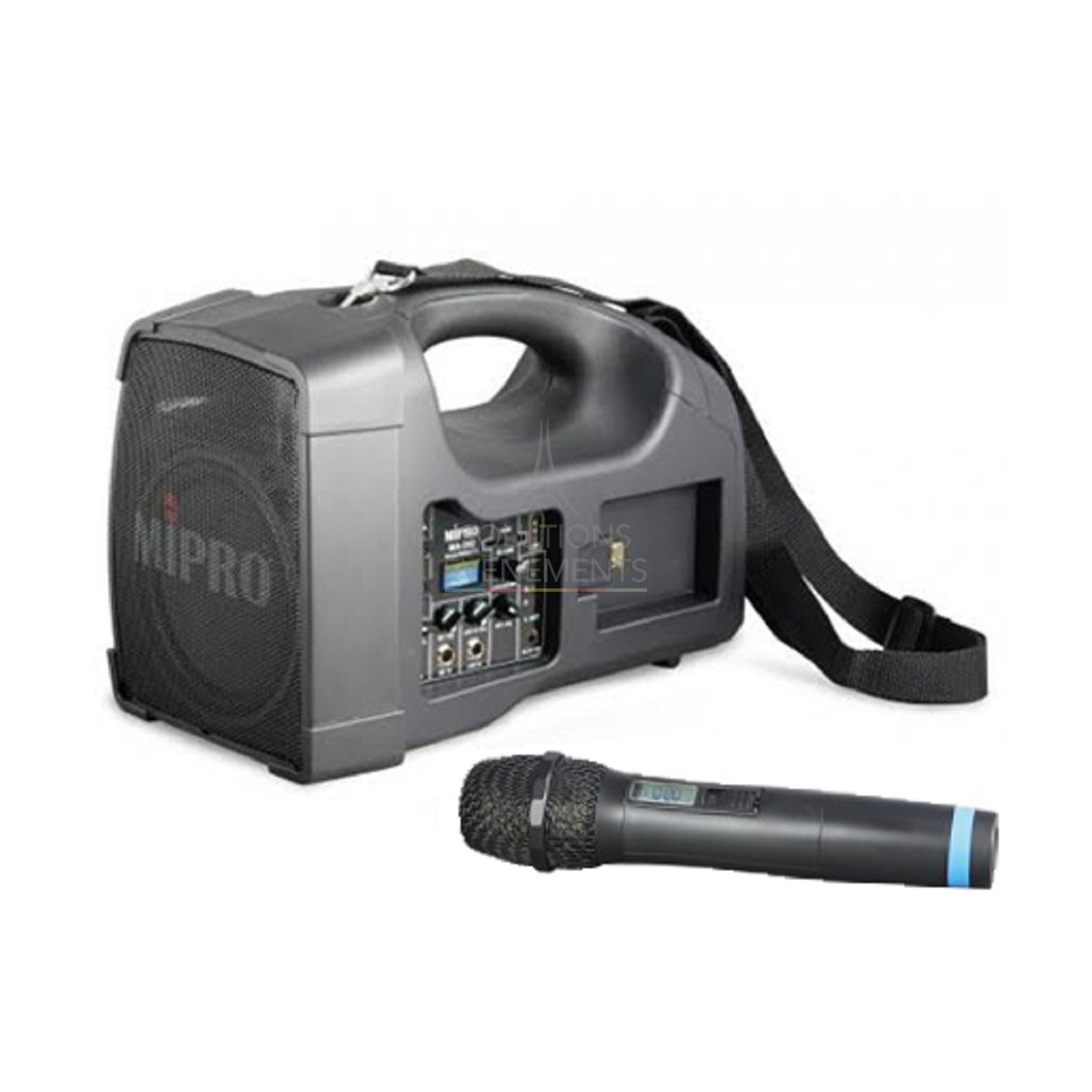 Rental of a portable wireless battery sound system
