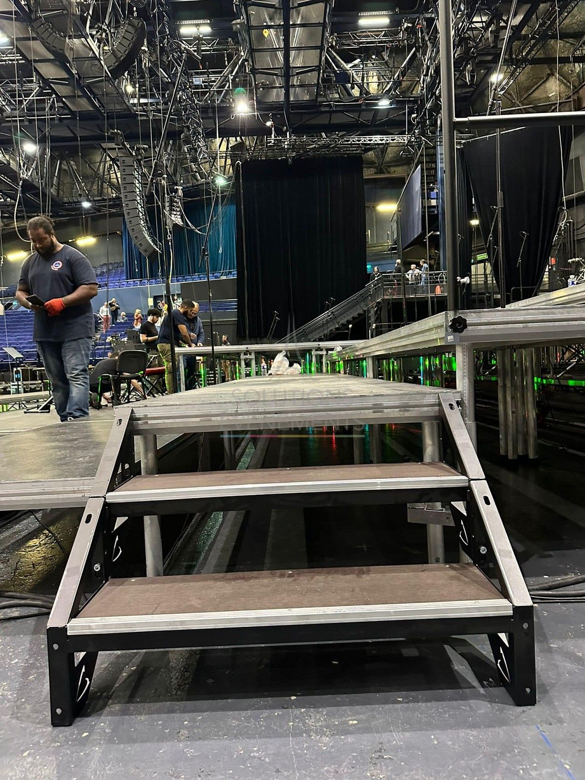 Modular staircase for stage 60cm - Visual 5