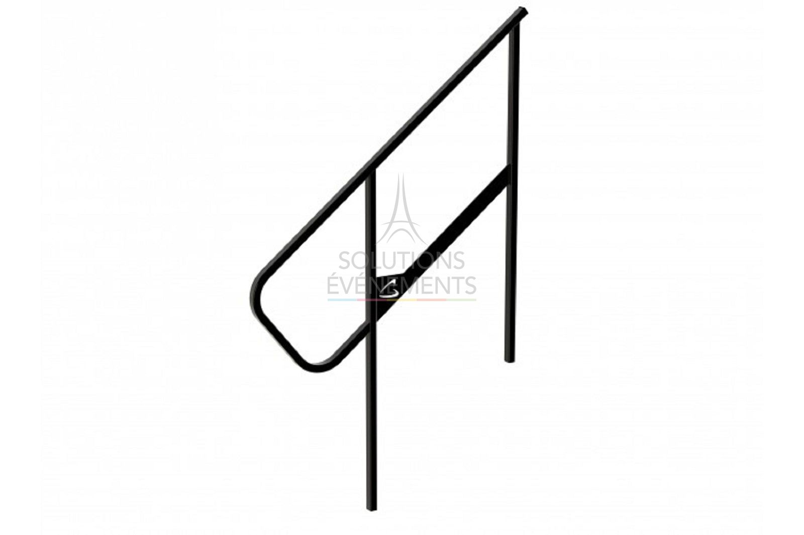 Modular staircase handrail rental 3-4 steps Sixty82