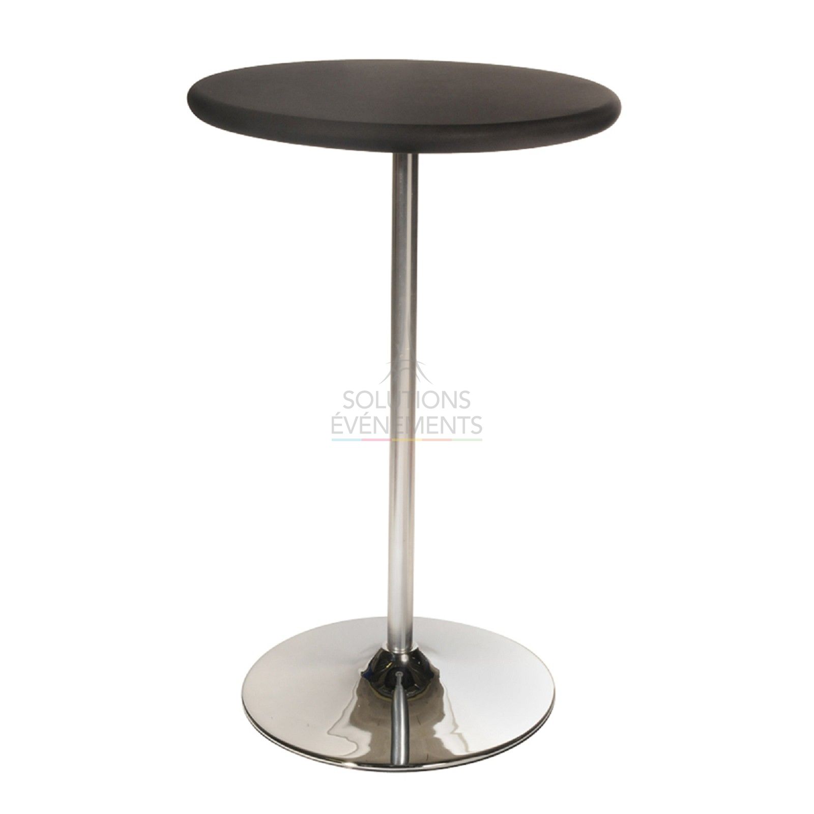 Rental of high standing dining table diameter 70cm