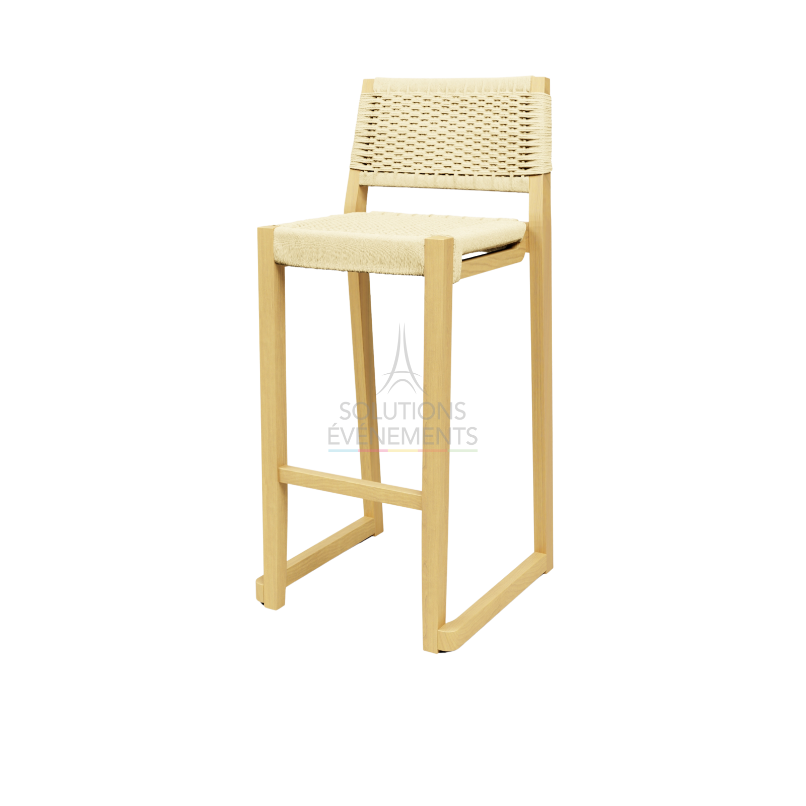 High chair rental (wood and braided rope)