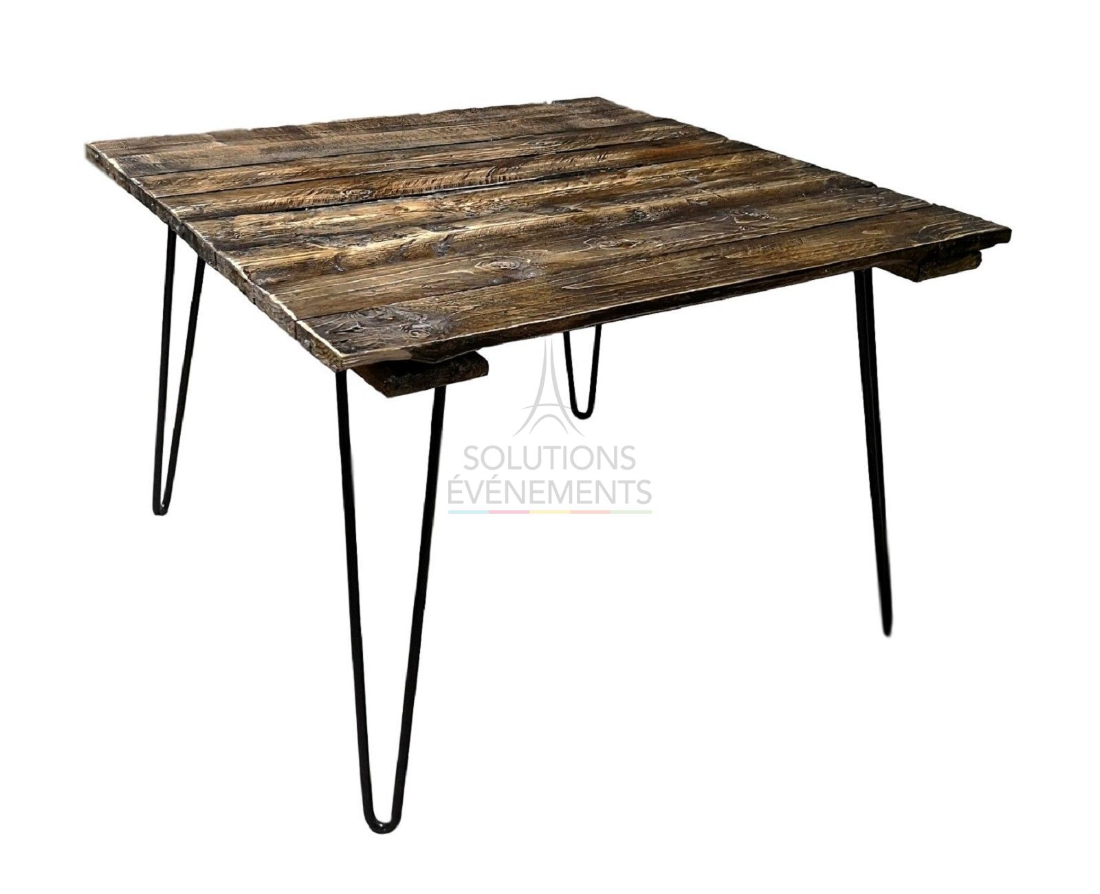 Location de table basse design vintage et industriel