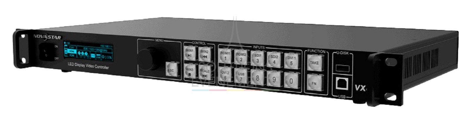 Controleur vidéo pour pilotage de mur video composé de dalles led