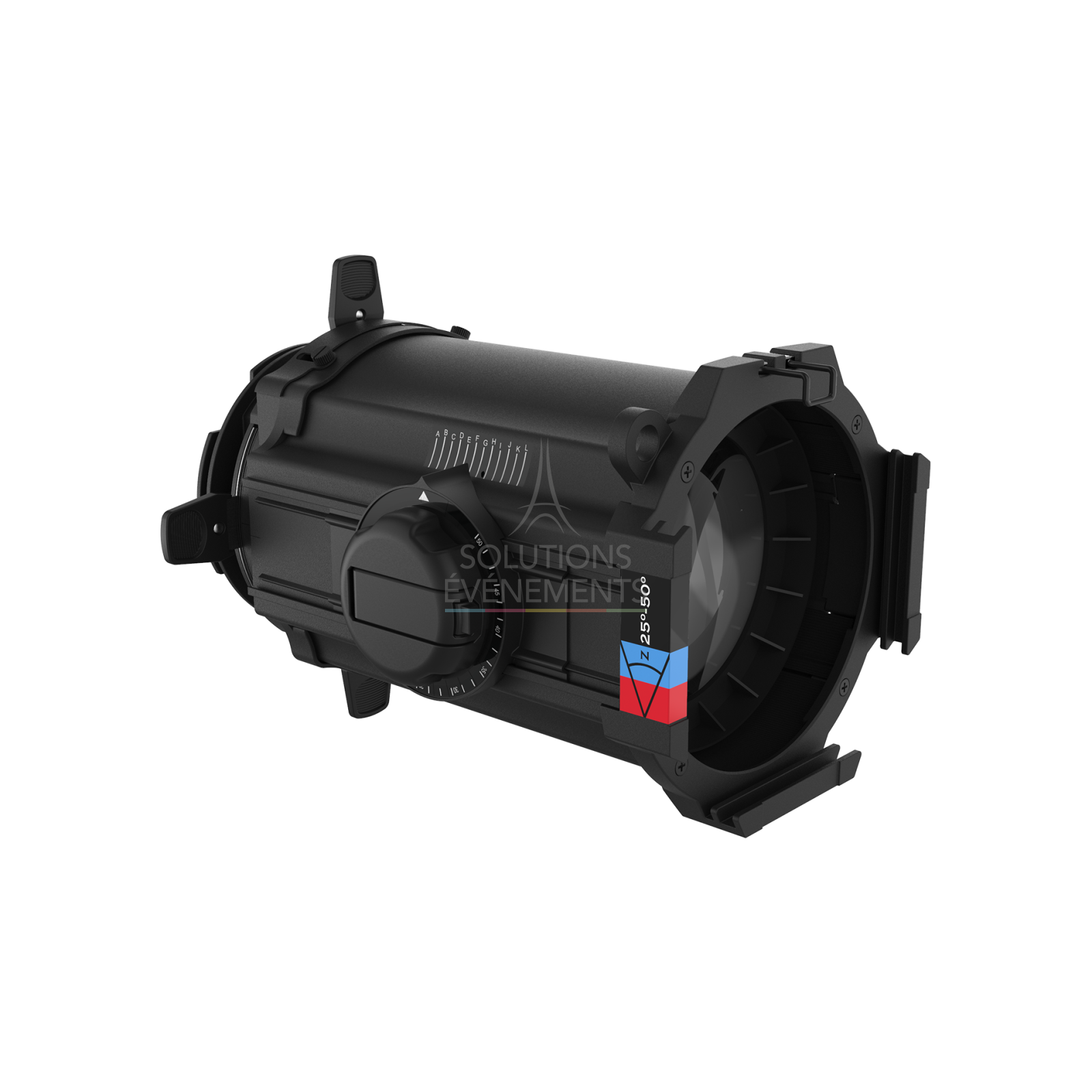 Location Optique Zoom 25° à 50° pour projecteur découpe LED Ovation Reve E-3