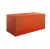 Rental of orange colored cover for folding buffet