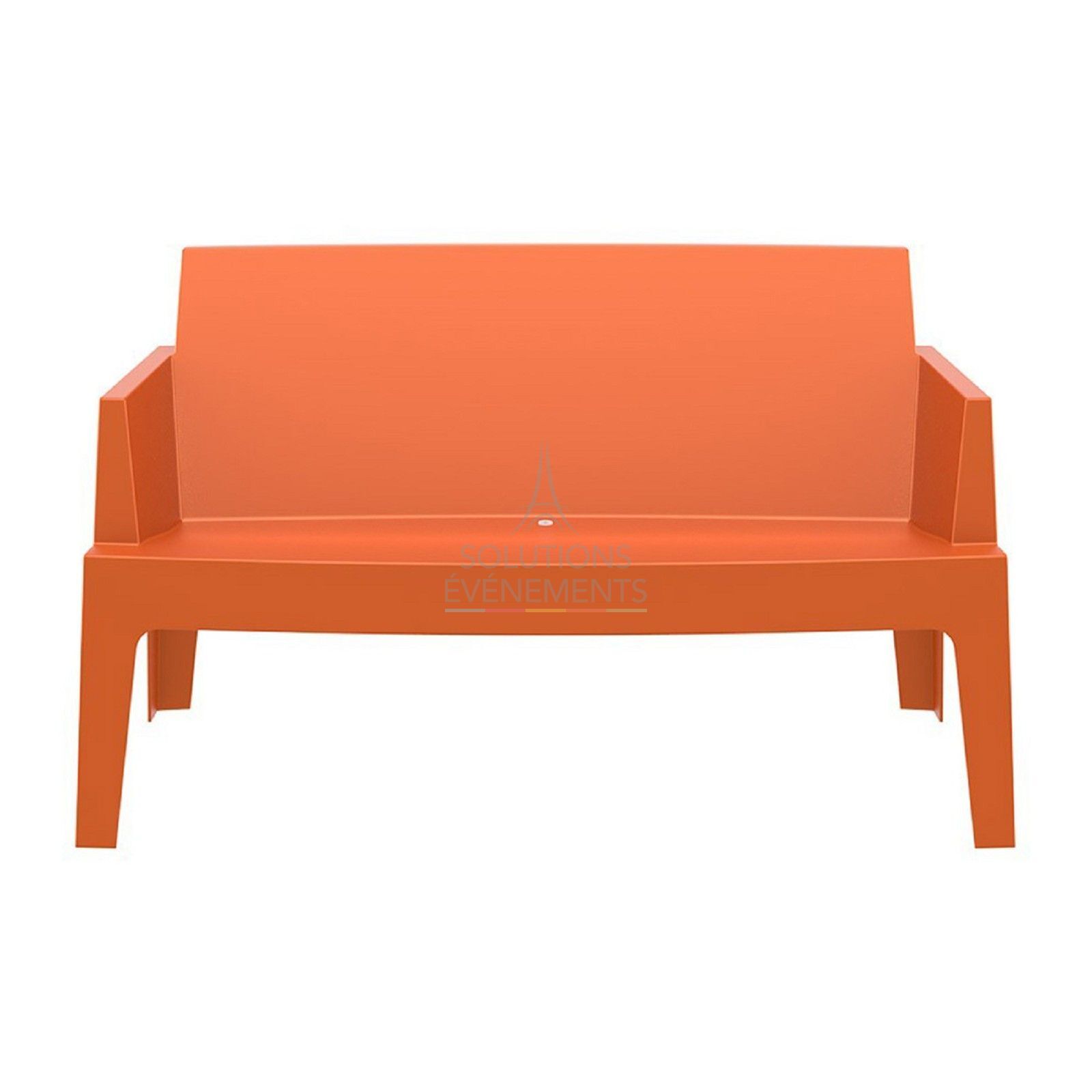 Orange Lounge Sofa - Visual 2