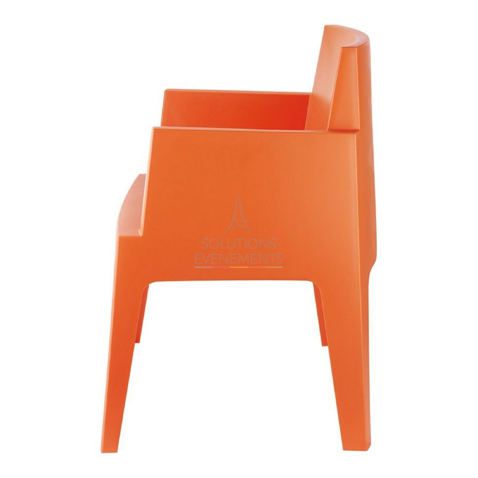 Orange Lounge Sofa - Visual 3