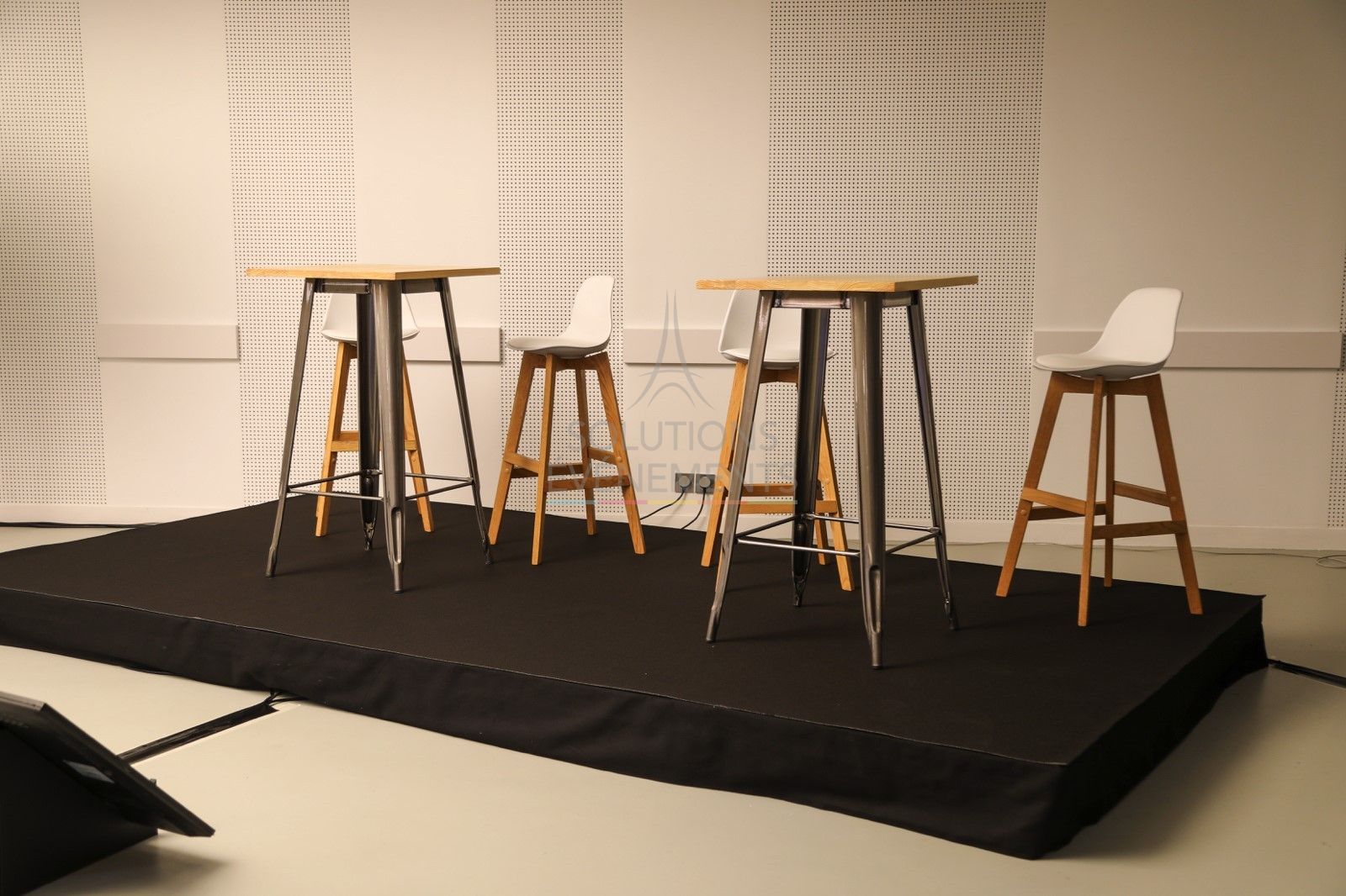 Oslo Scandinavian High Stool white - Visual 4