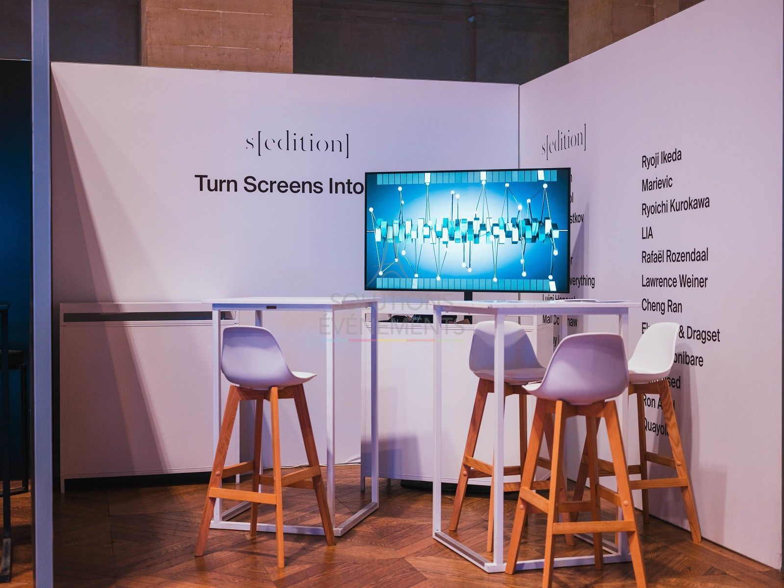 Oslo Scandinavian High Stool white - Visual 5