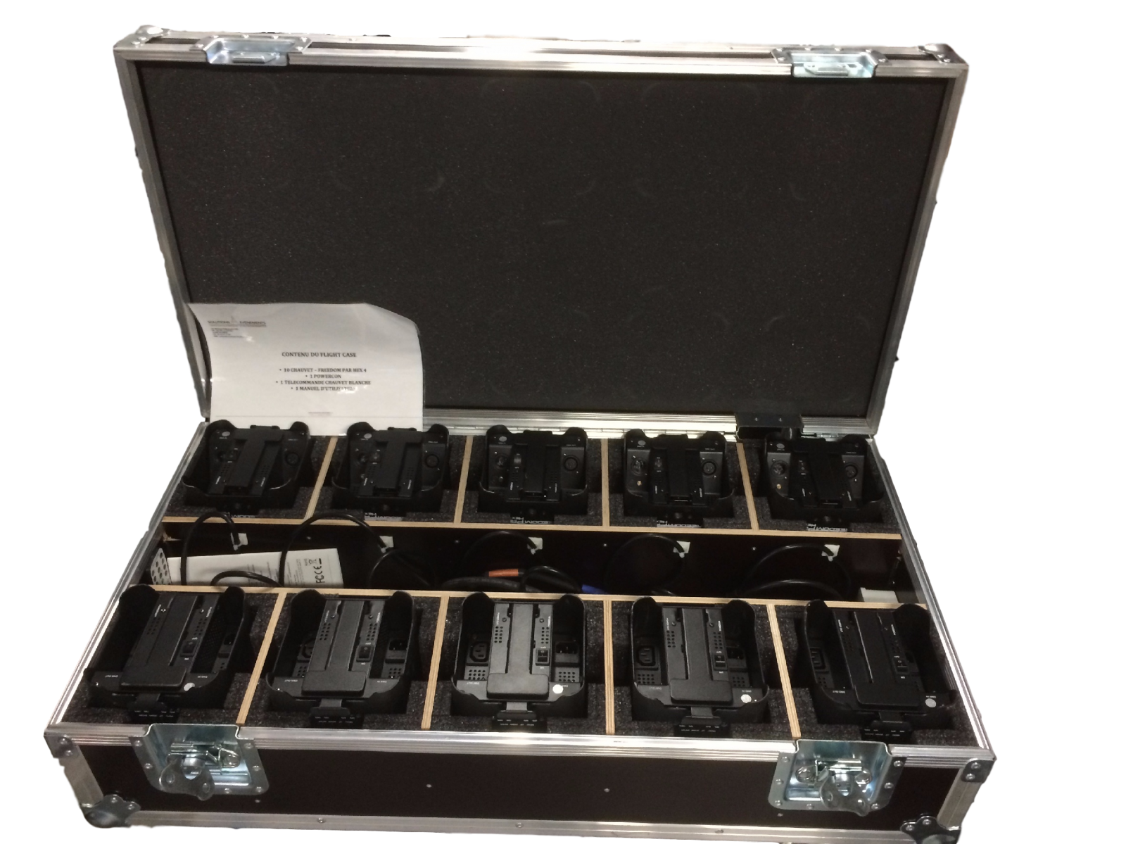 Pack 10 Freedom Hex Quad4 battery projectors - Visual 6