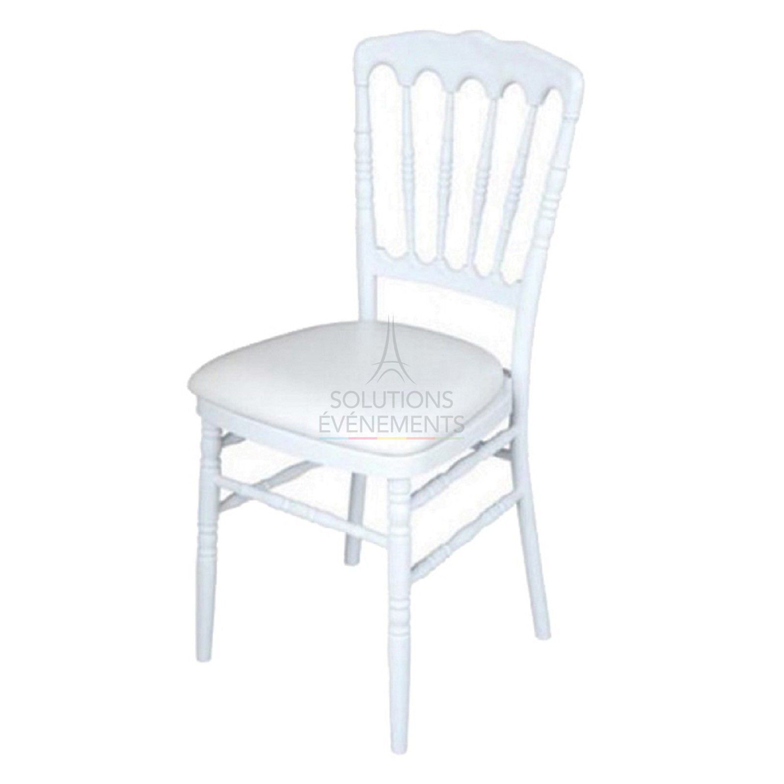 Pack 100 White Napoleon Chairs - white - Visual 2