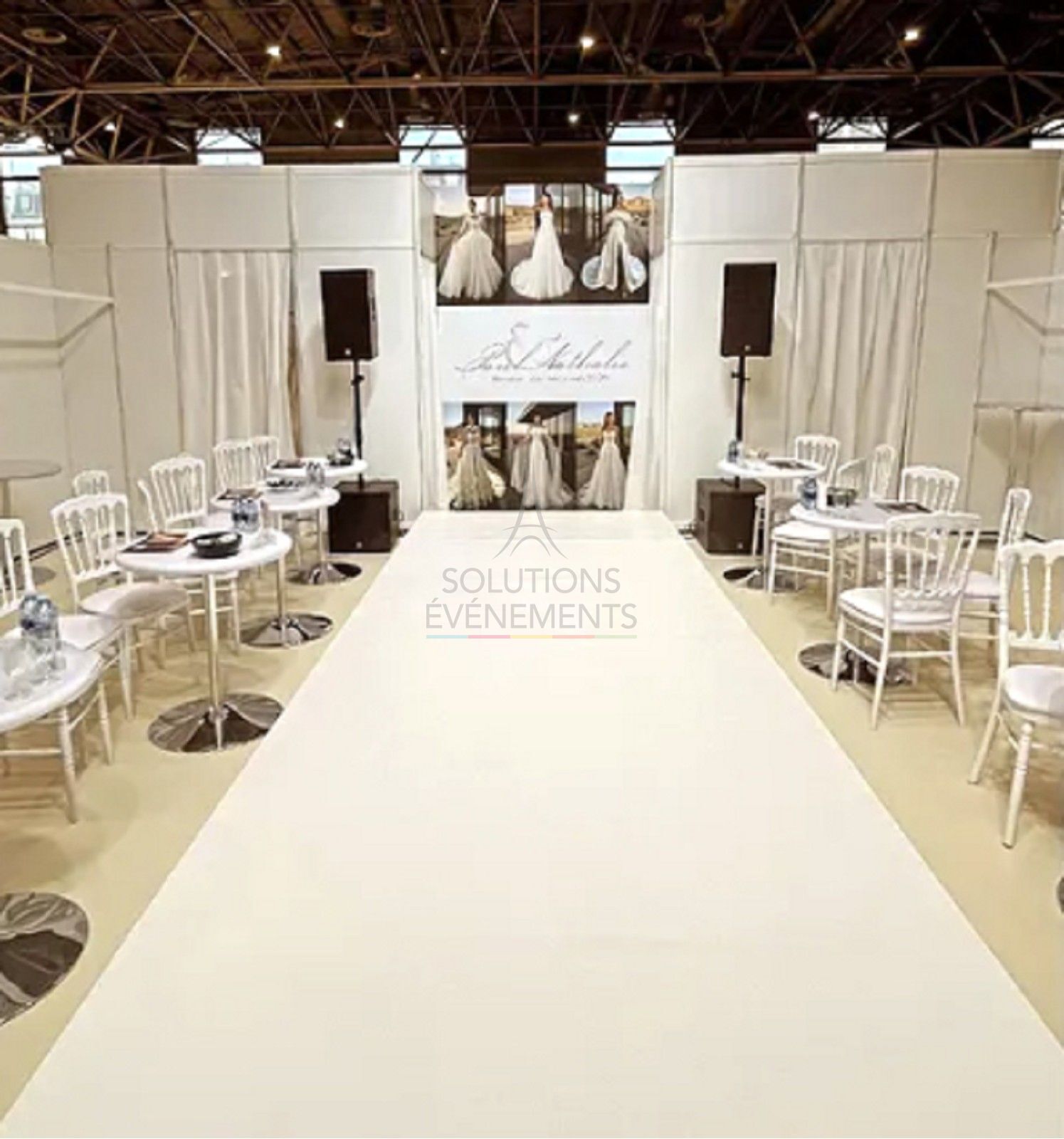 Pack 100 White Napoleon Chairs - white - Visual 6