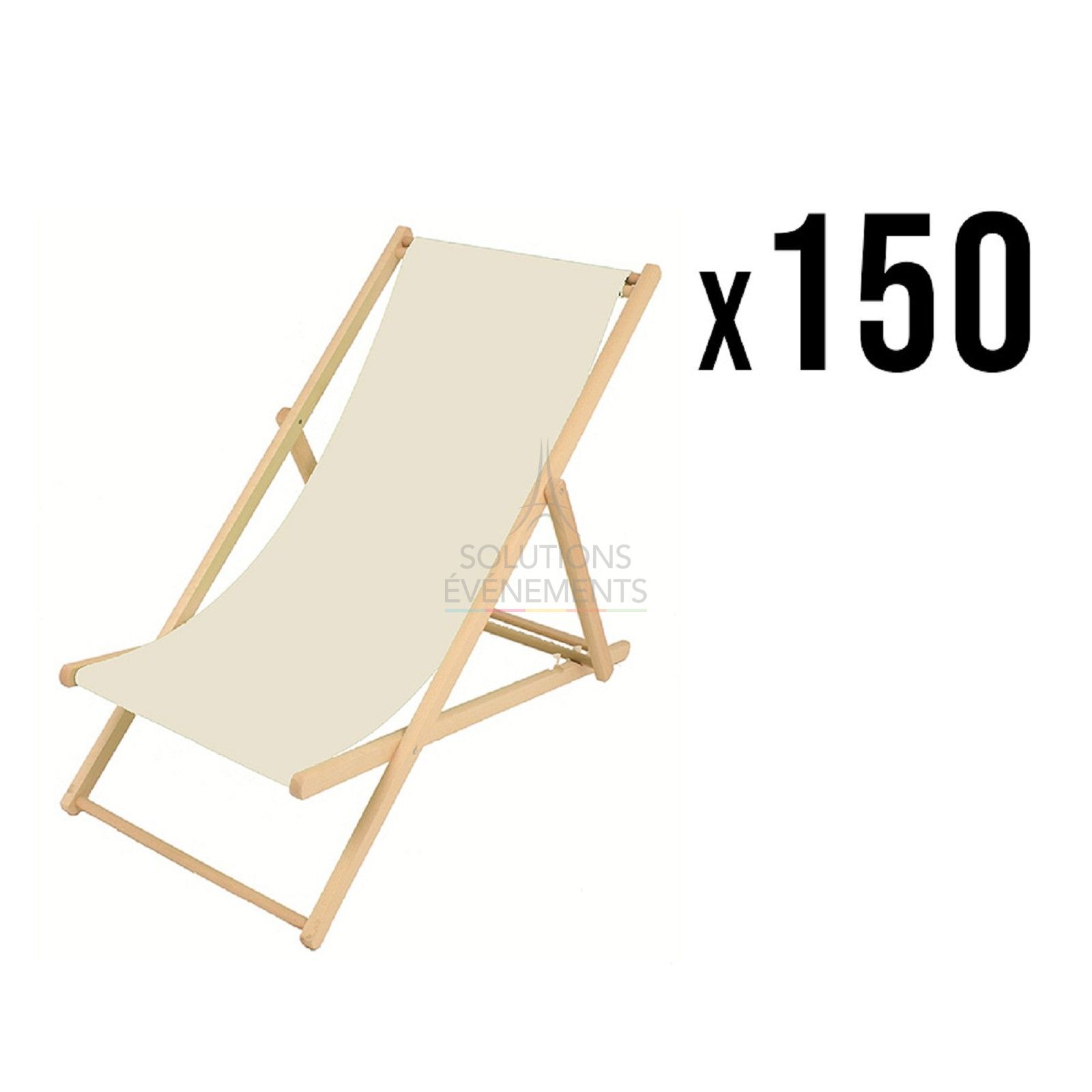 Location de 150 transats chaises longues