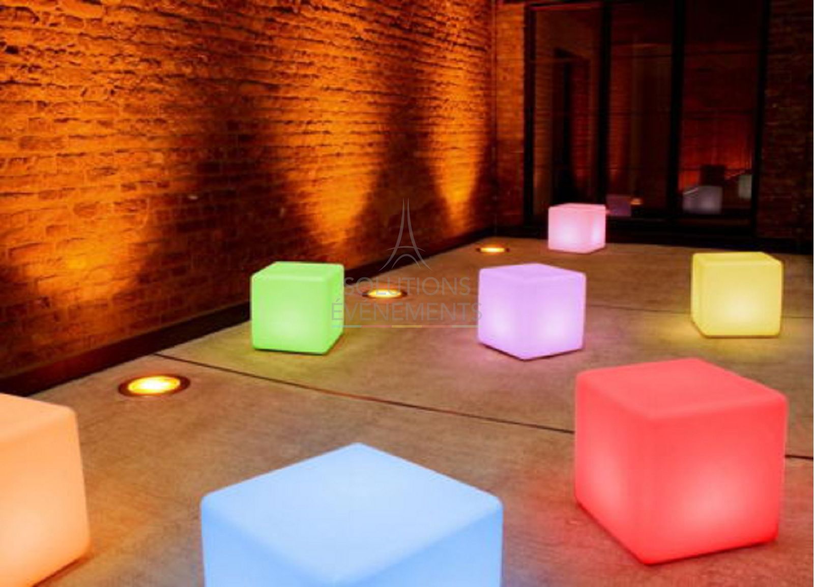Pack 24 cubes lumineux - LED  - Visuel 2