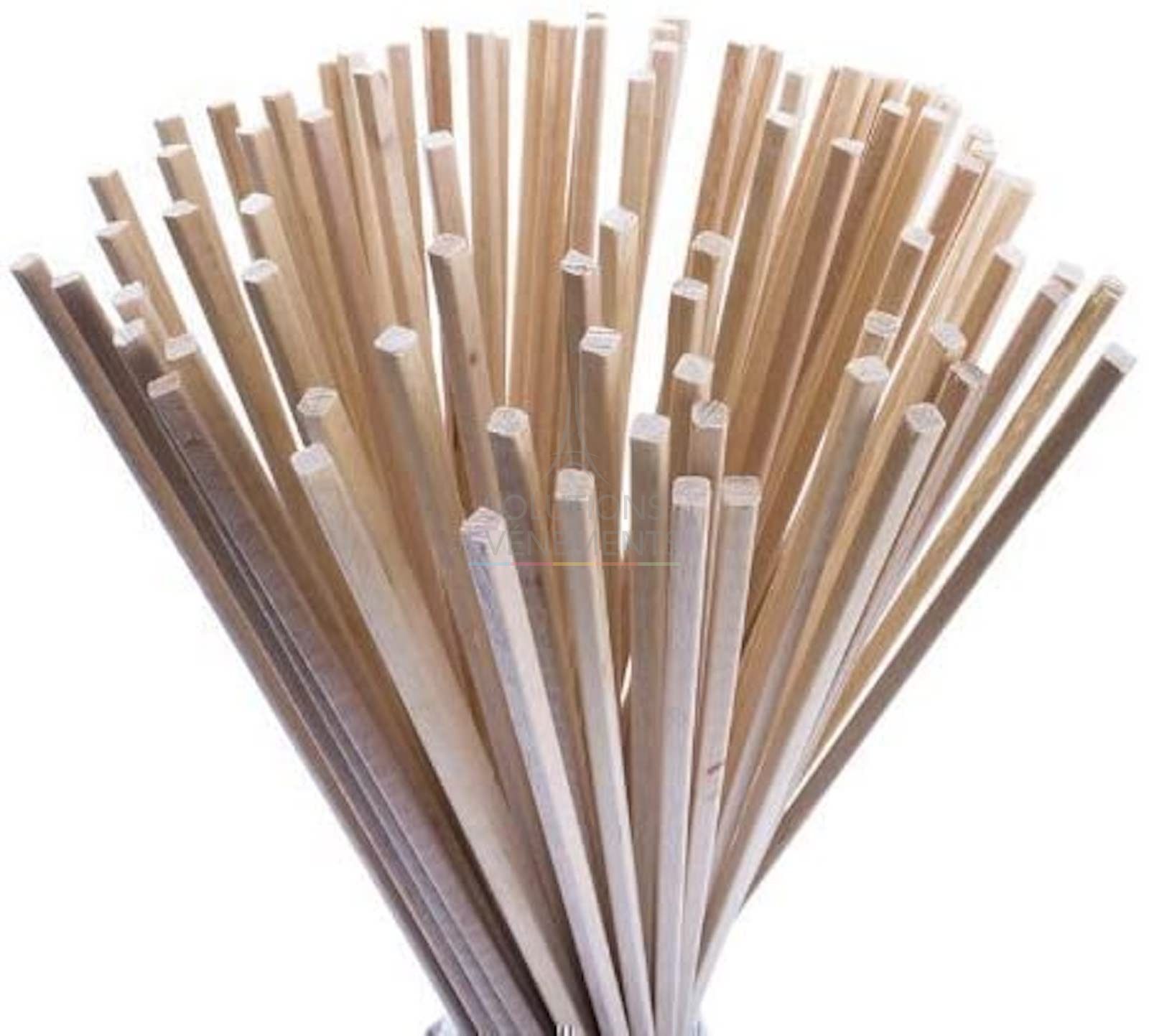 Rental of pack of 100 35cm cotton candy sticks