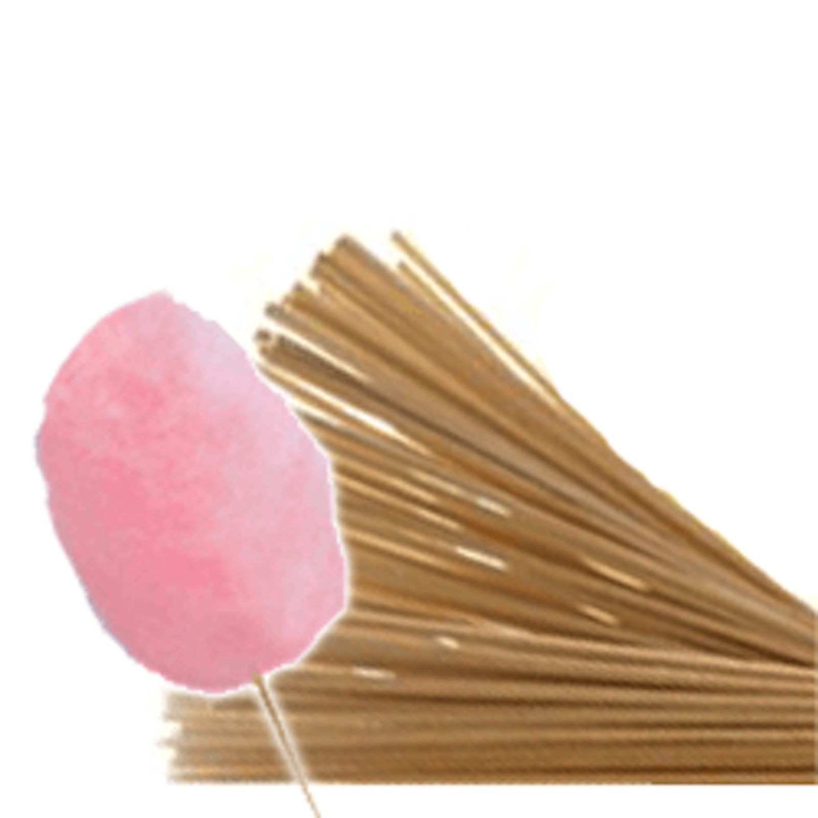 Pack of 100 35cm sticks for cotton candy - Visual 3