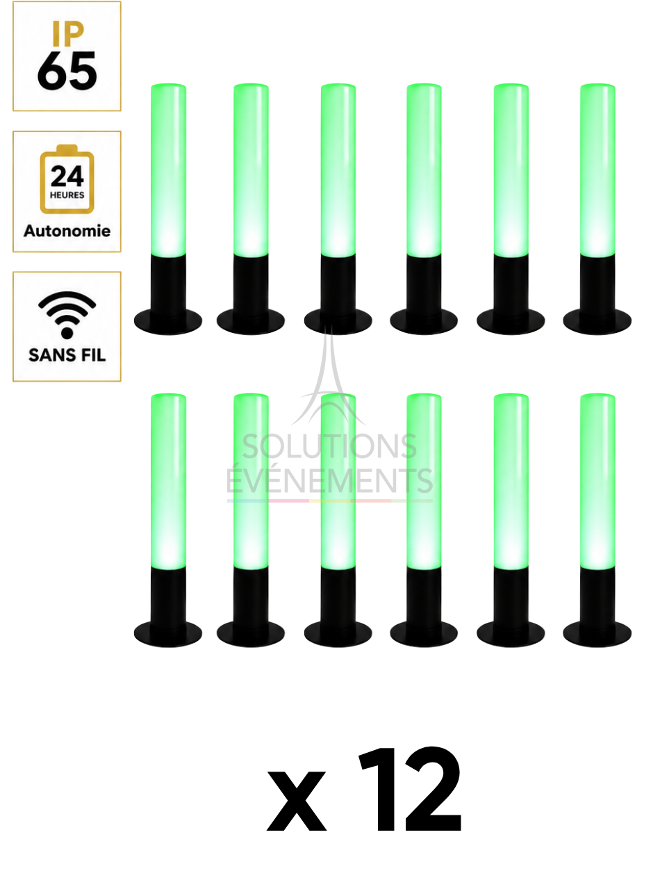 location of illuminated columns