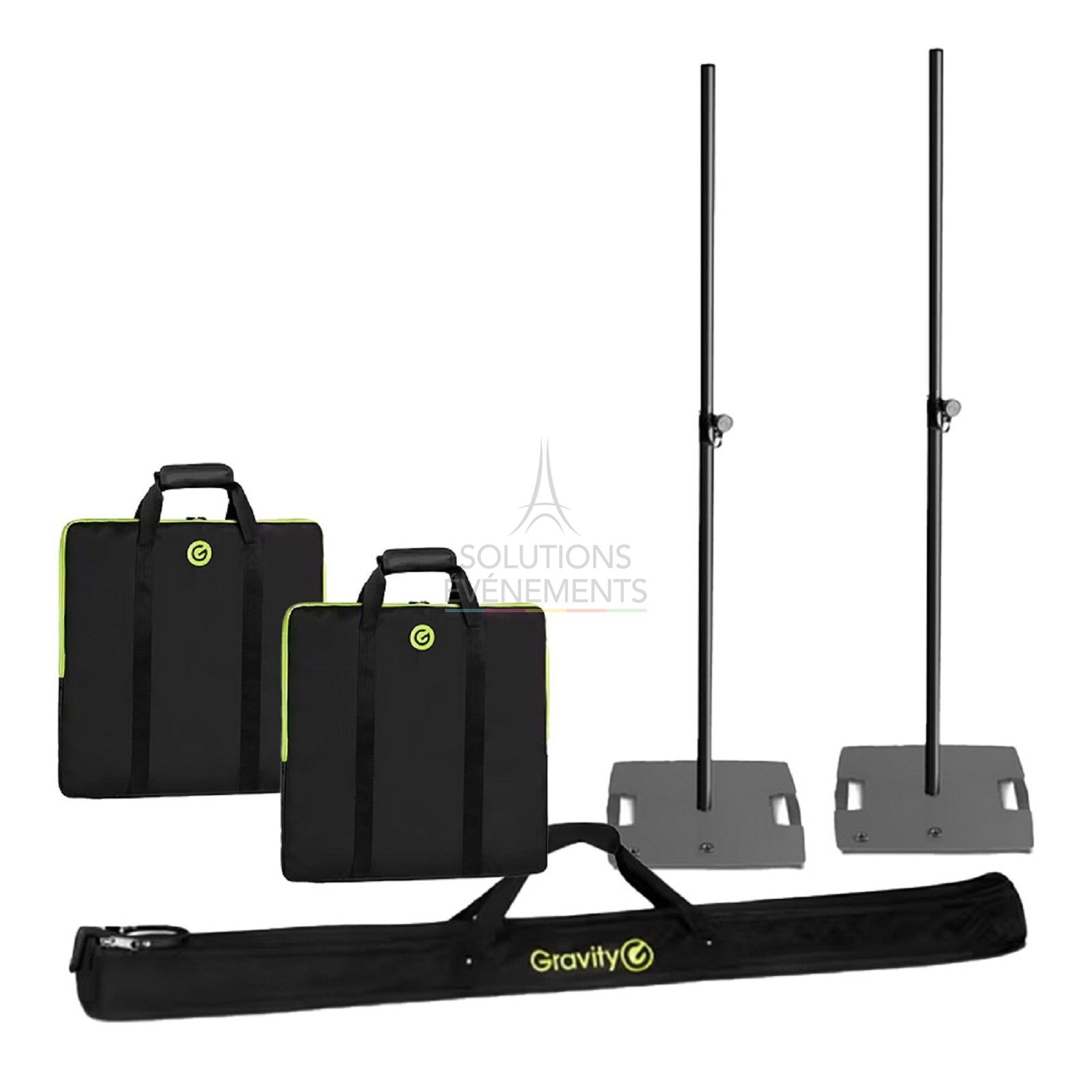 Rental of 2 universal Gravity feet with square bases