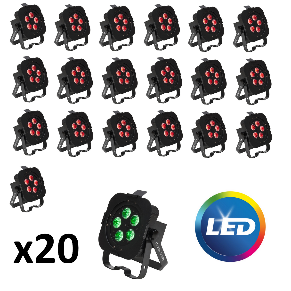 Location de projecteur de lumière multicolore