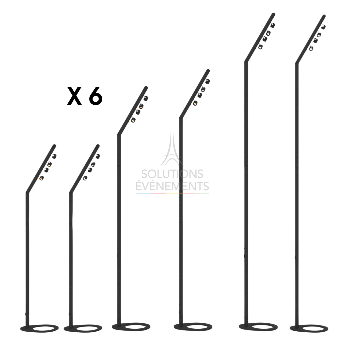 Rental of tecnopar 2 LED buffet lighting