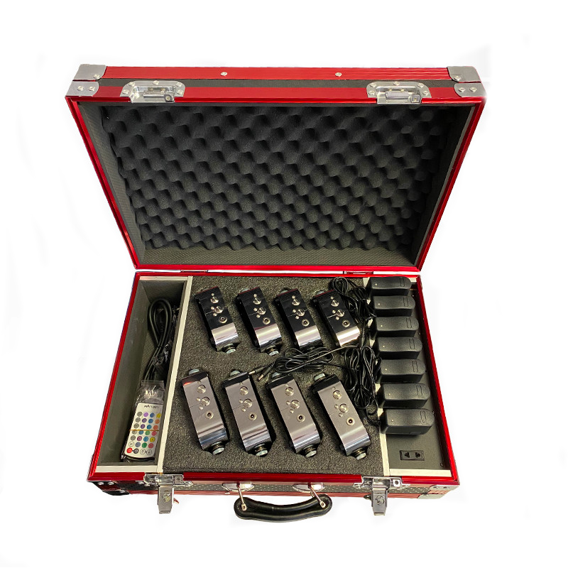 Pack of 8 battery-powered LED decorative projectors Box One - Visual 3