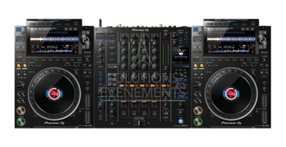 Location d'une régie DJ Pioneer CDJ 3000 et DJM A9 Pioneer