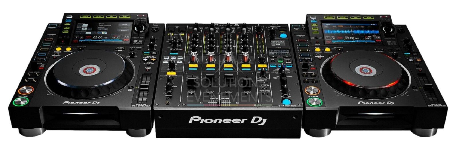 Location d'une régie DJ CDJ2000 Nexus 2 et DJM900 Nexus 2 Pioneer