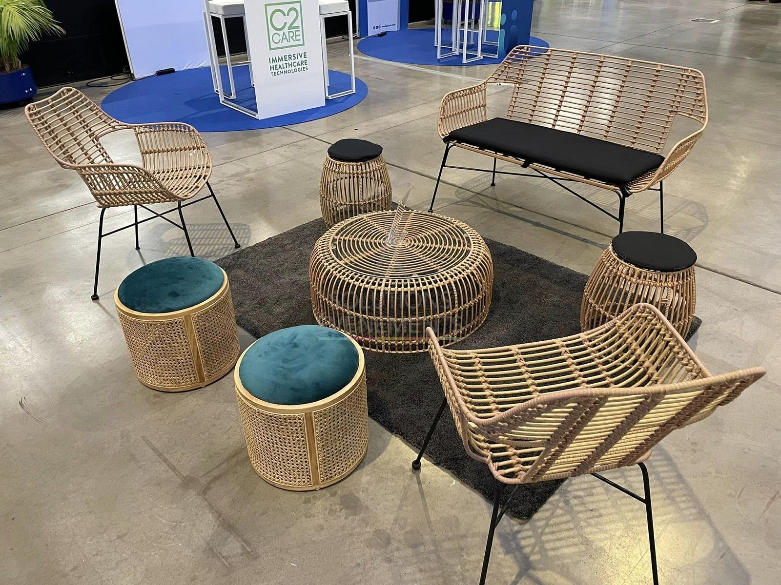 Pack Salon de jardin Palm Rotin - Visuel 3