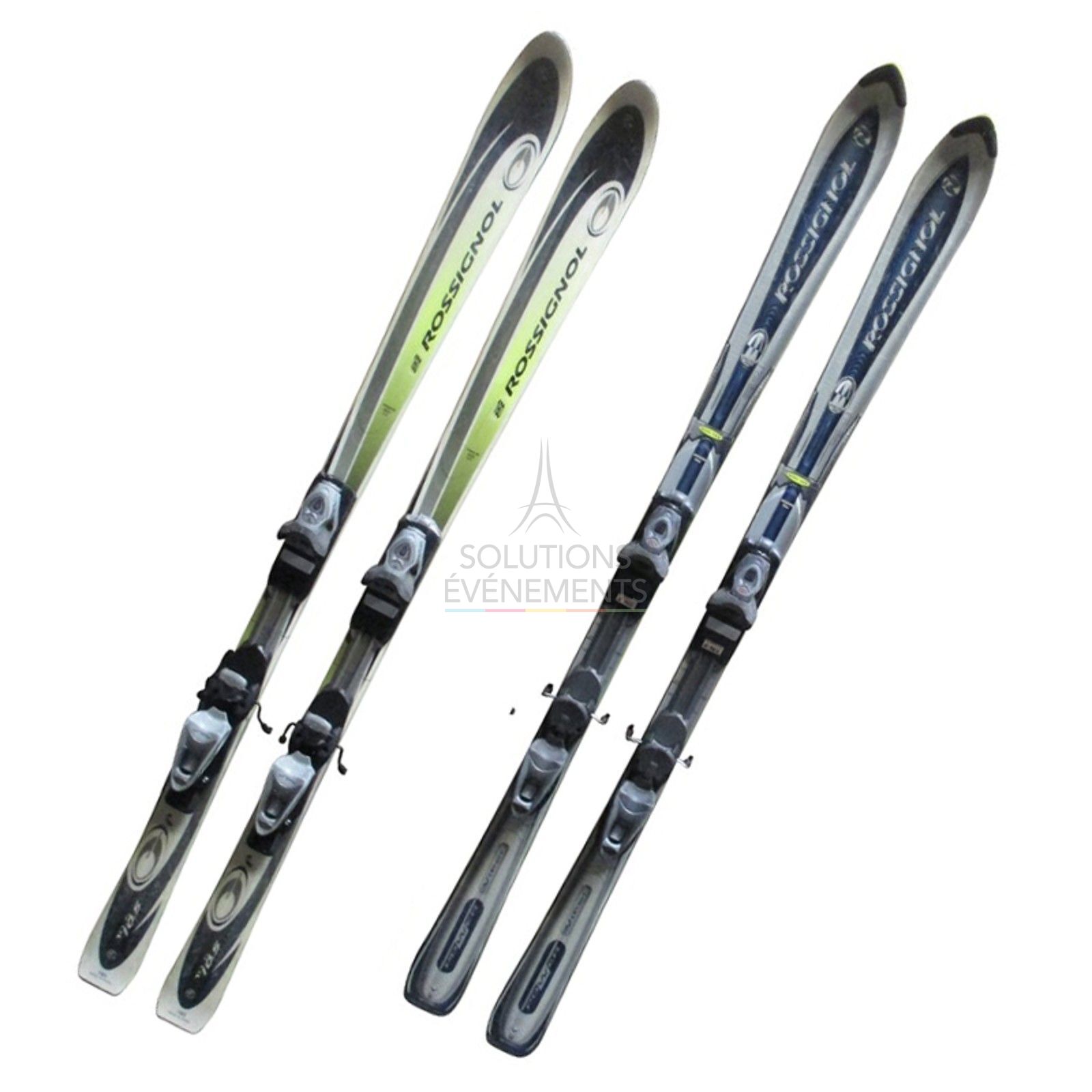 Ski pair decoration rental
