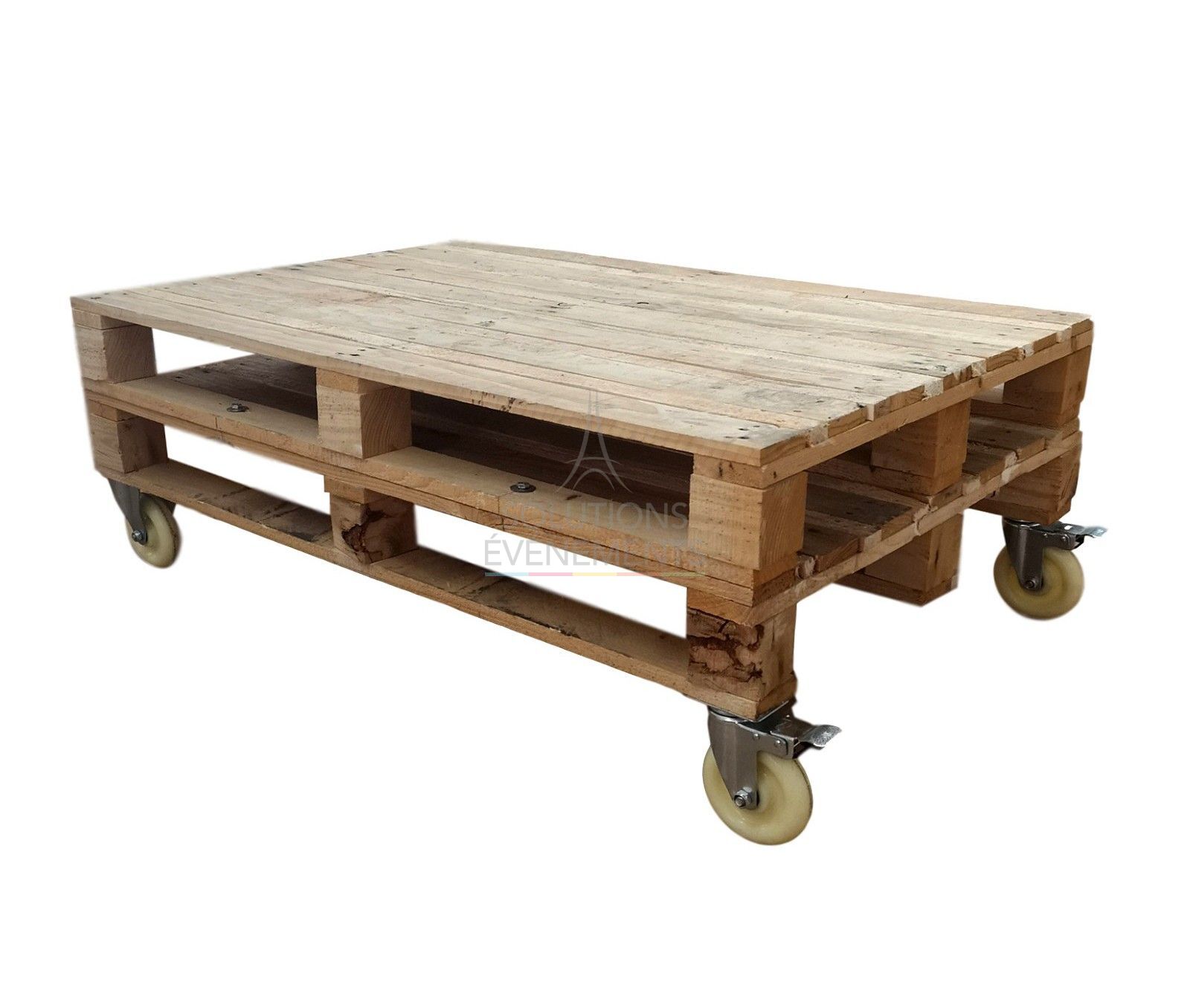 Location de table basse palette industrielle