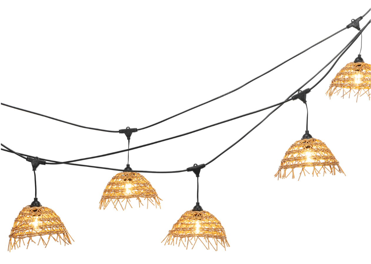 Rental of Palm Rattan light garland 10 meters
