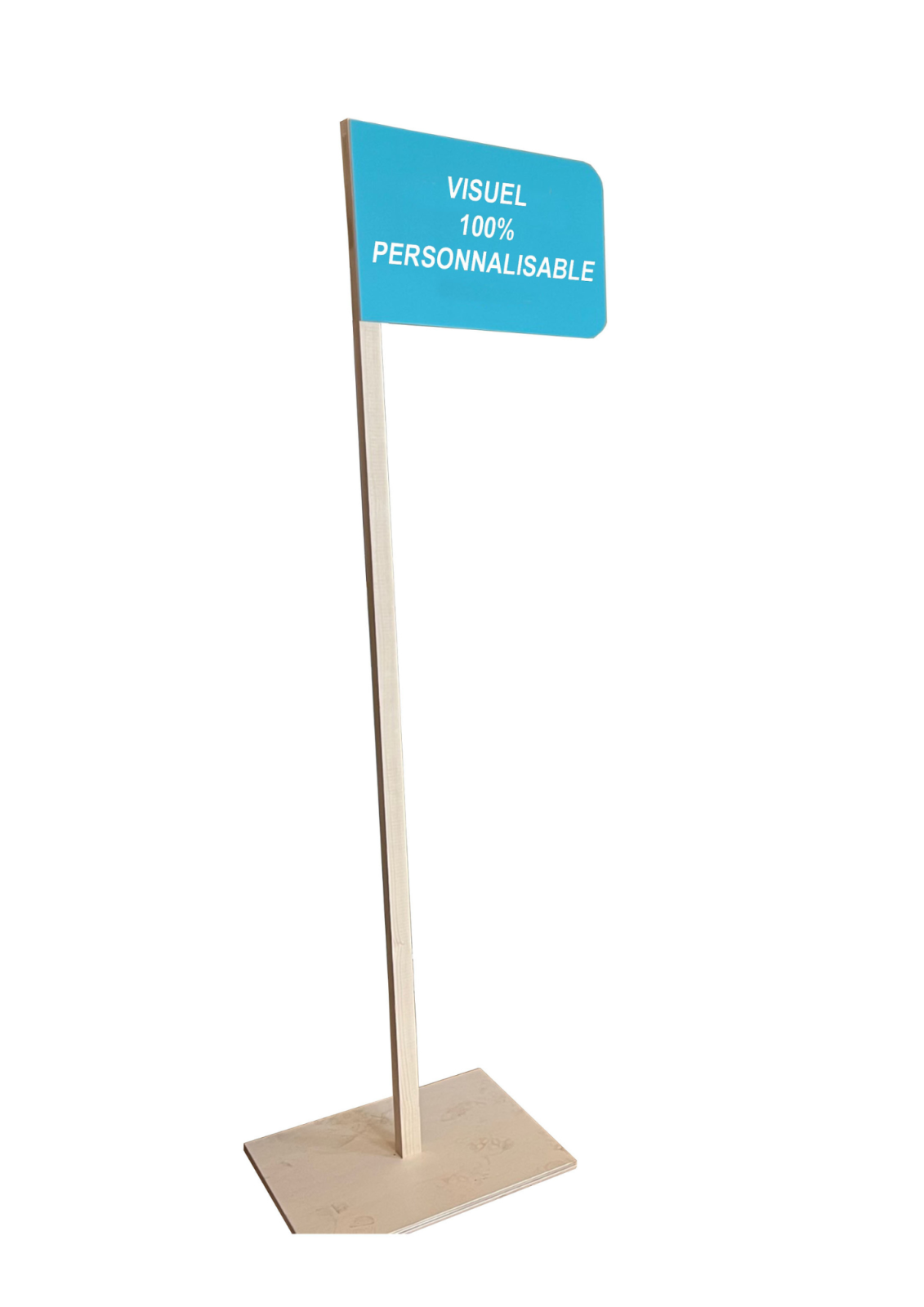 Panneau signalétique eco en bois 2m - Visuel 3