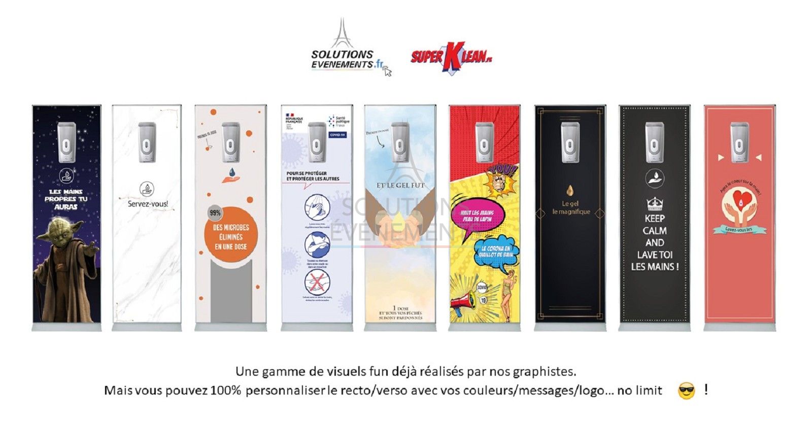 Personalized Klean150 - hydroalcoholic gel dispenser - Visual 6