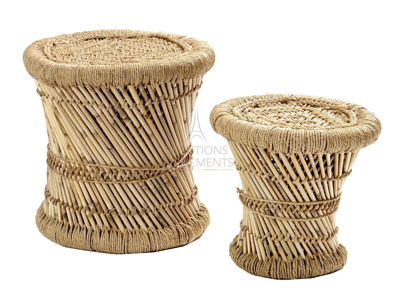 Petit Pouf Bambou - Visuel 2