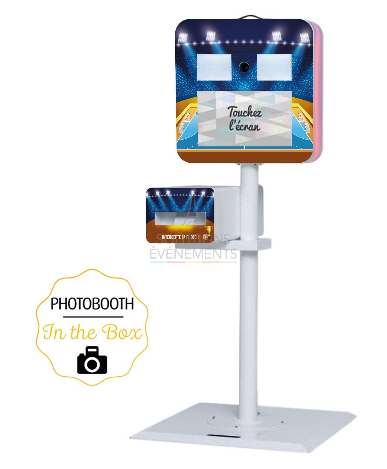 Photobooth rental with instant printing selfie terminal