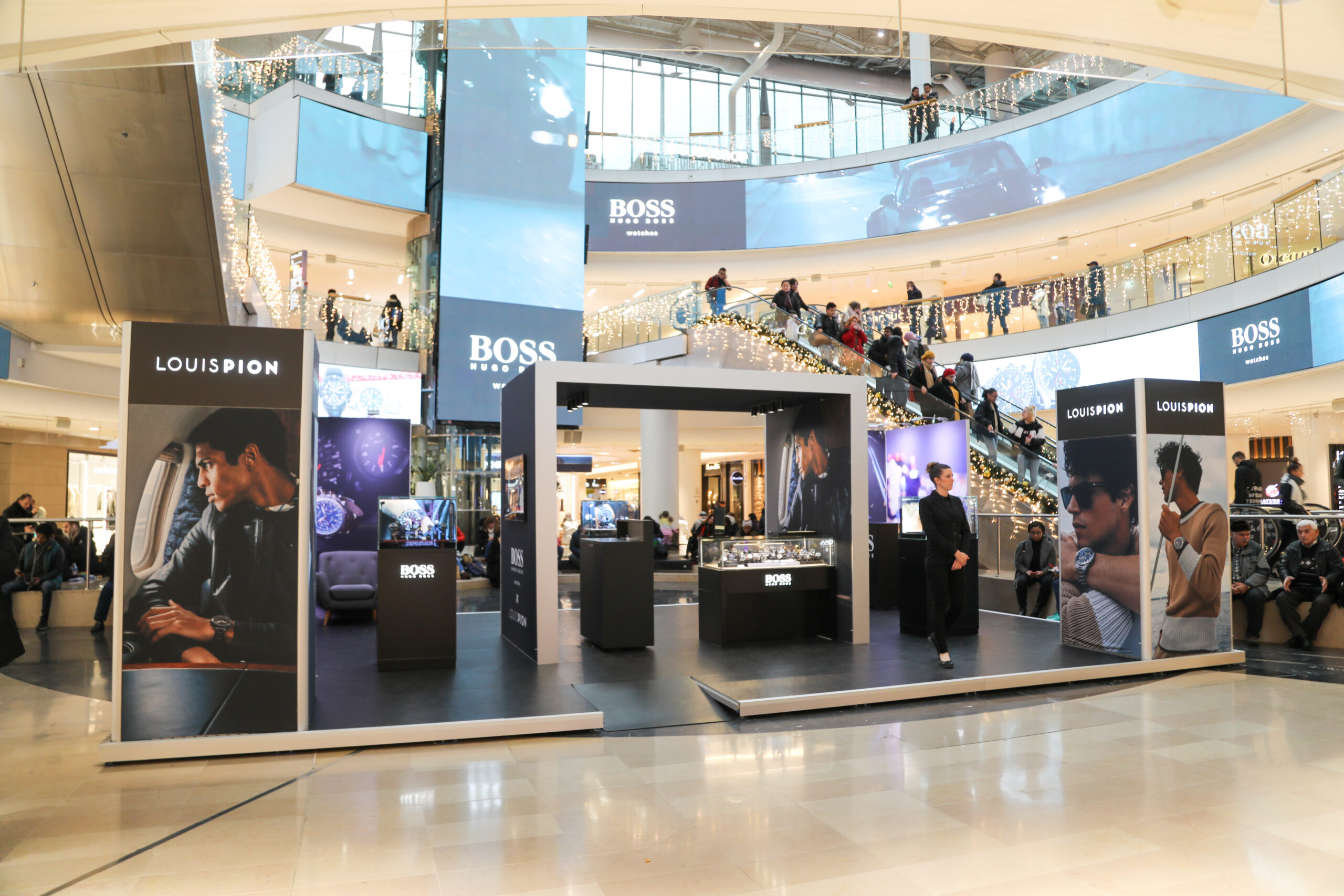 Illustration de Pop-up Store Hugo Boss